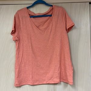 J. Crew Vintage cotton V-neck T-shirt
